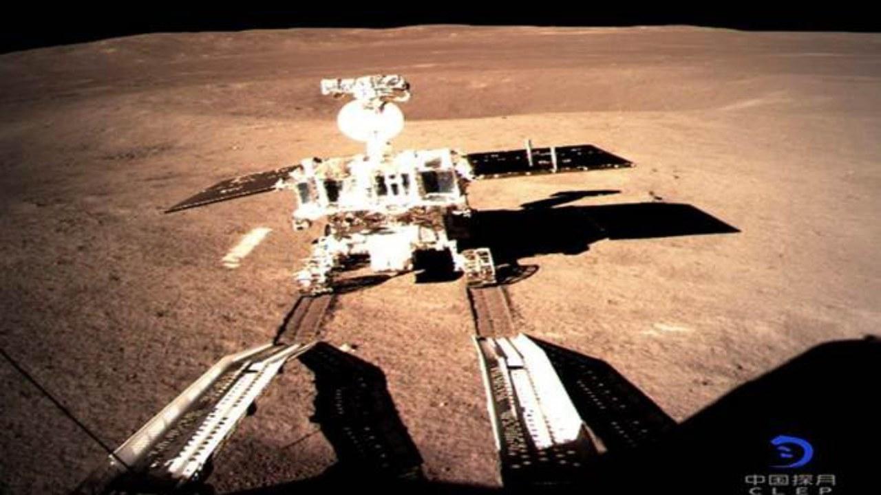 Chinaâs Changâe-4 lunar rover lands on moonâs far side, sends back images, Jan. 3, 2019 (Image: China National Space Administration)