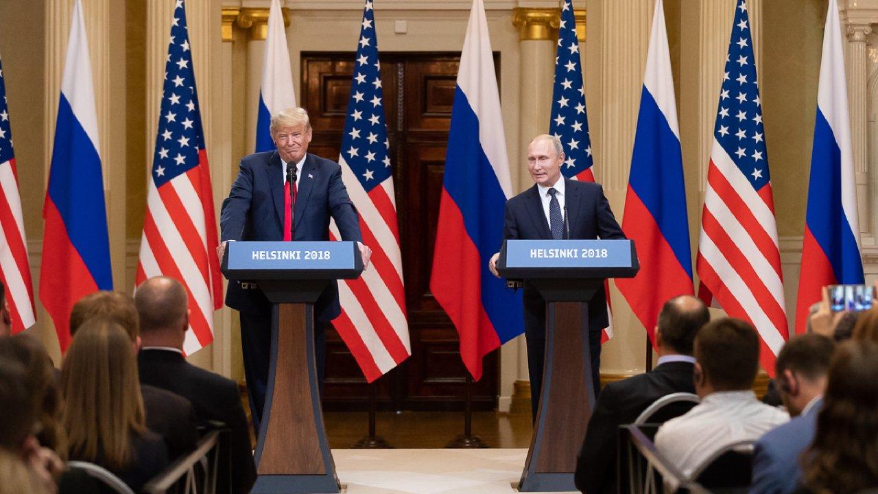 President Donald J. Trump and President Vladimir Putin of the Russian Federation hold a joint press conference | July 16, 2018 (Official White House Photo by Andrea Hanks)
