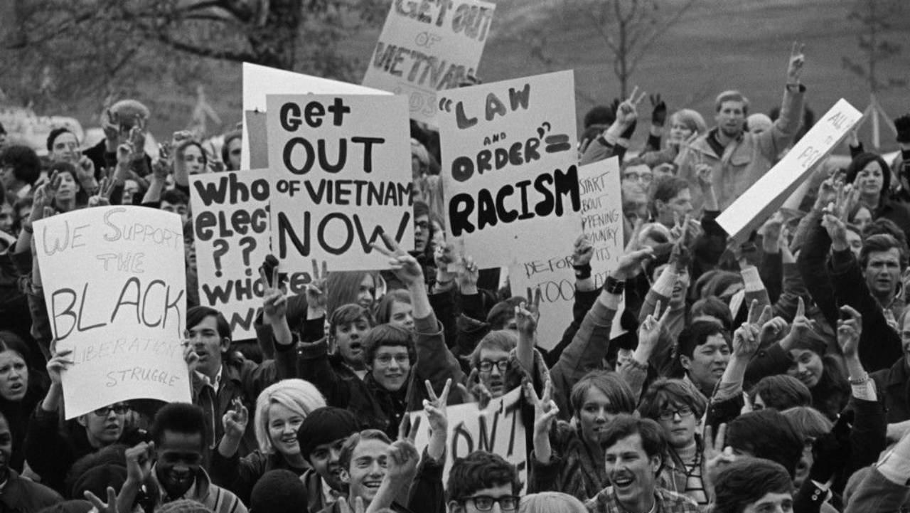 Vietnam War Protest. Late 1960's.