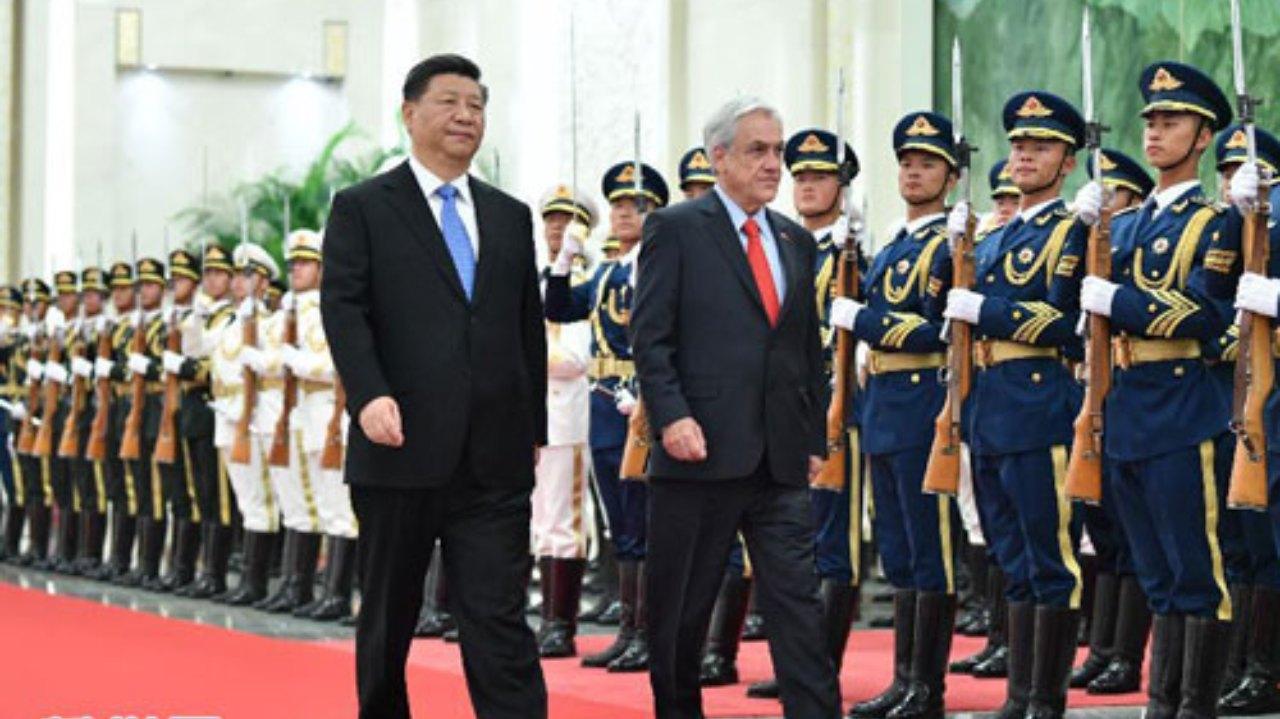 On April 24, 2019, President Xi Jinping held talks with President Sebastian Pinera of Chile at the Great Hall of the People. (www.news.cn)